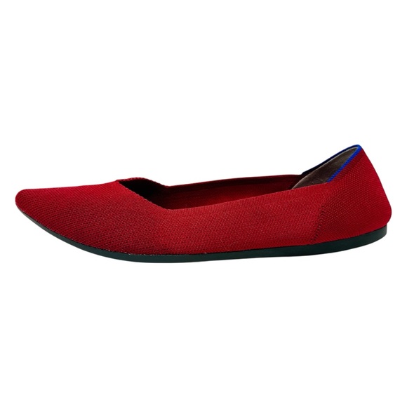 Rothy's The Point in Bright Red Women's Flats Size 10.5 - Picture 2 of 10